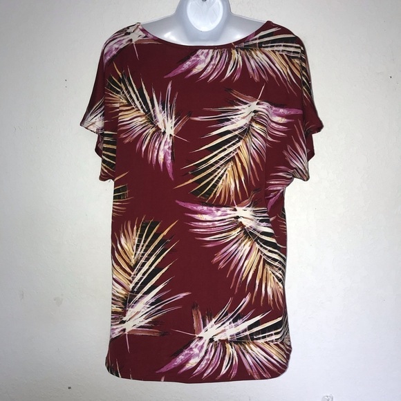 Coco’s Clozet Stretch Twisted Front VNeck Top L - Picture 7 of 7